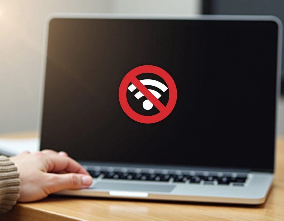 Windows WiFi settings showing network not detected London